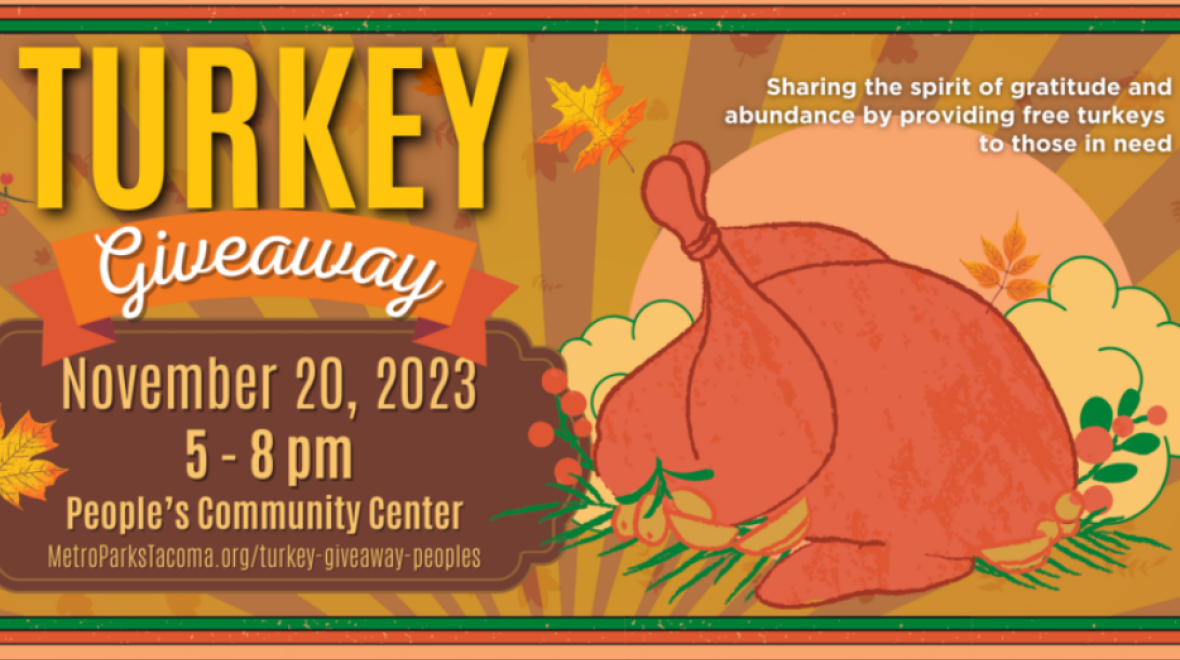 Turkey Giveaway at People's Community Center Seattle Area Family Fun